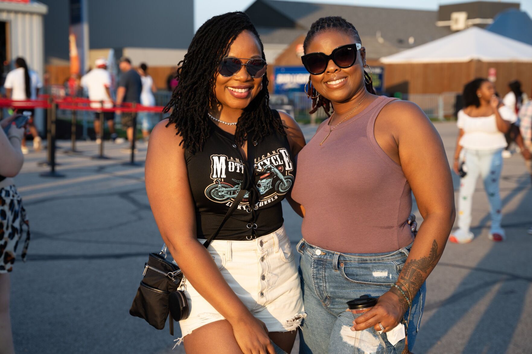 Chris Brown and Lil Baby at the Hollywood Casino Amphitheater